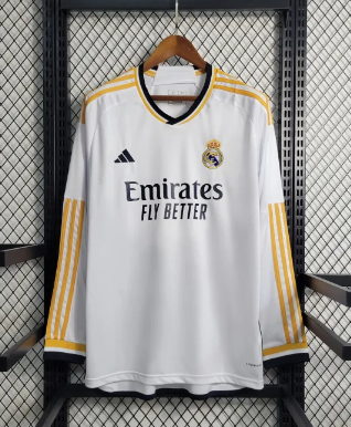 Real Madrid Home 2023/24 Long Sleeve